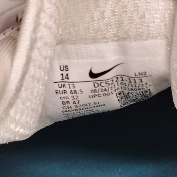 NIKE air zoom infinty tour NEXT% Sz 14 NEW - Picture 8 of 8